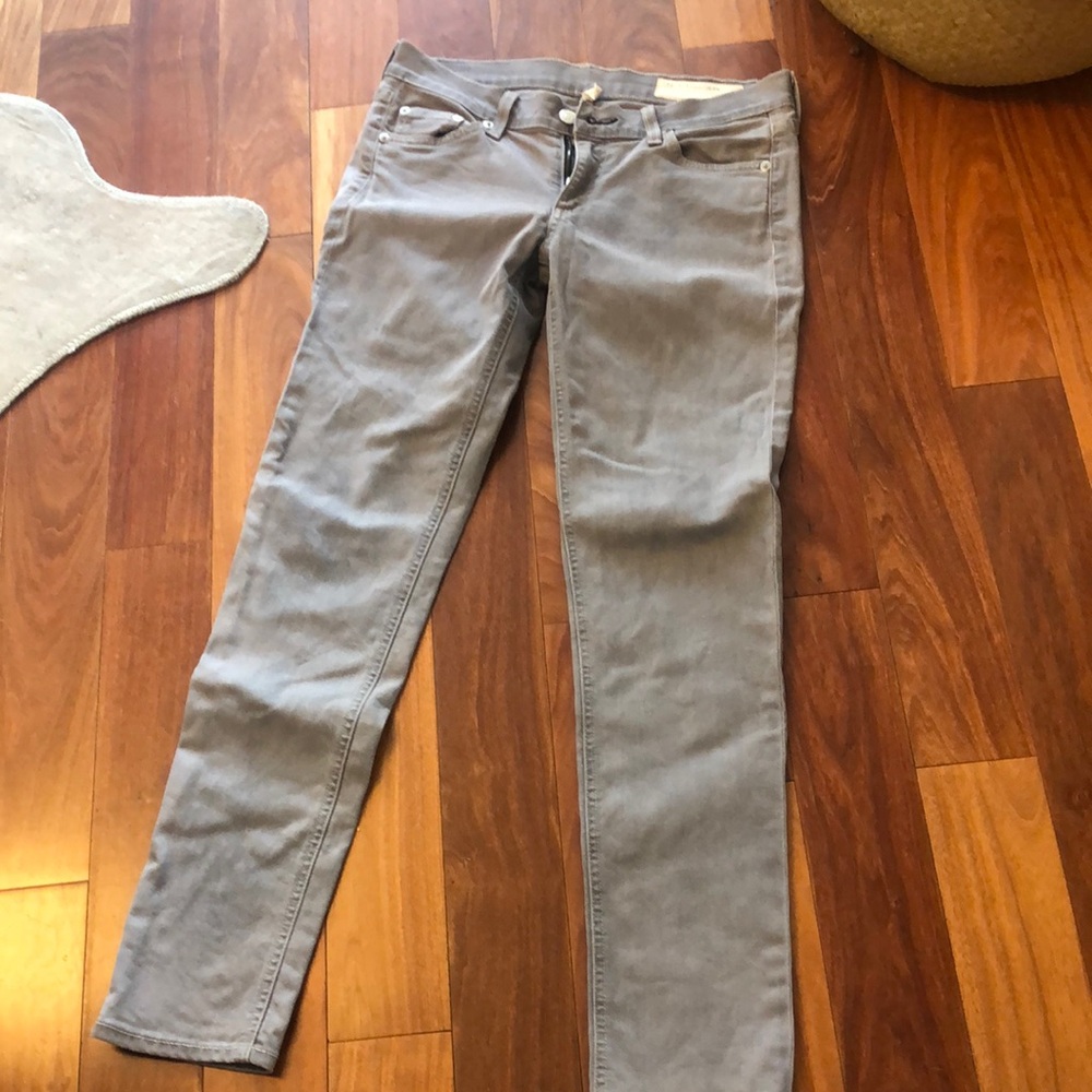 RAG & BONE Gray Skinny Jeans